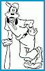 Malvorlage Goofy 1.gif